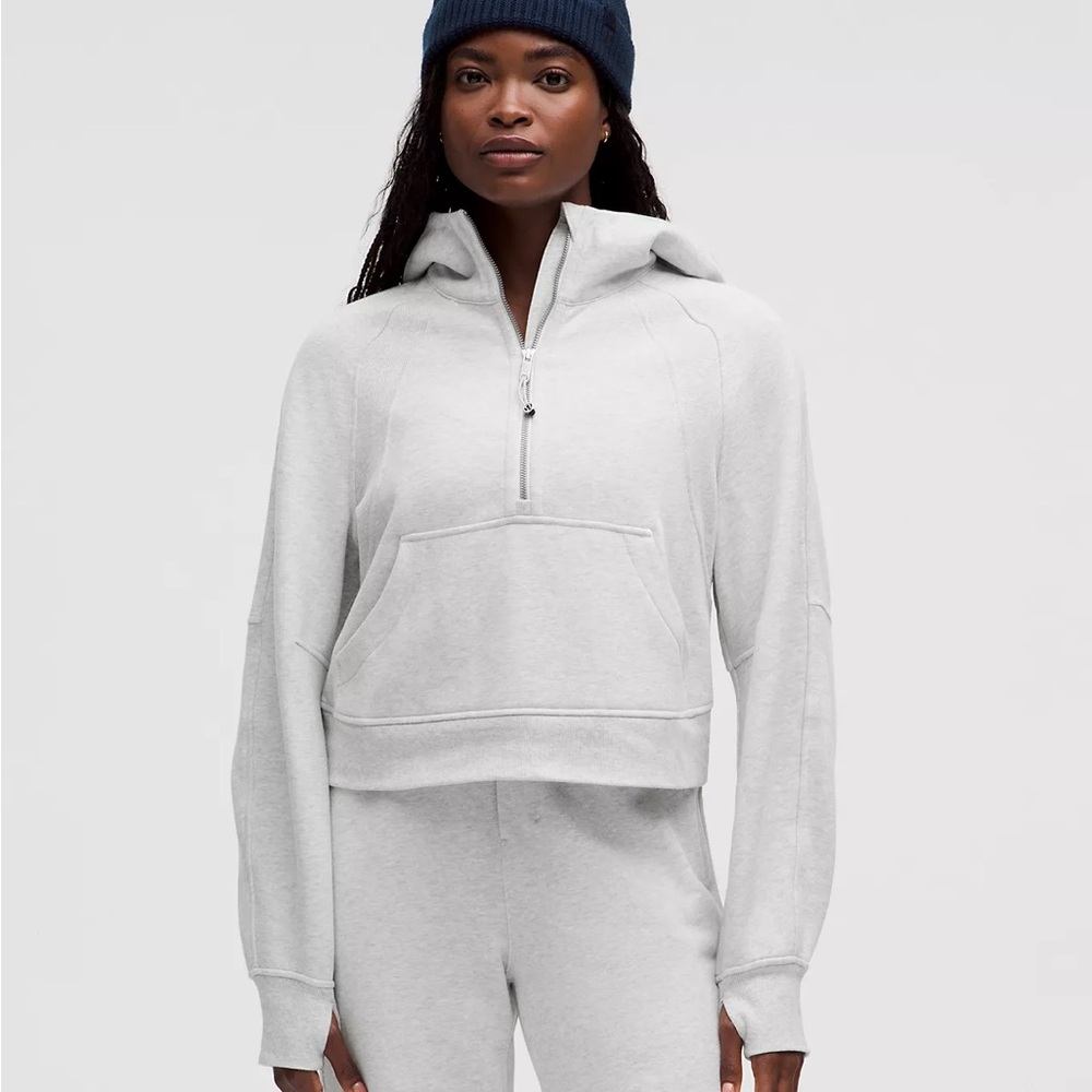 Lululemon Athletica Light Gray Hoodie